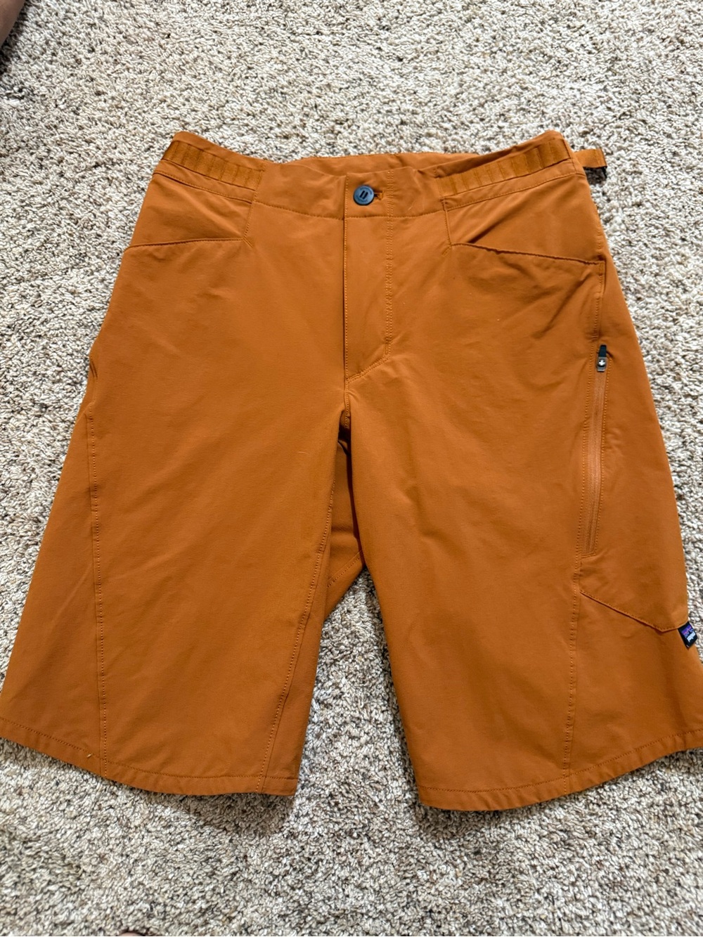 Patagonia Dirt Roamer MTB Bike Shorts Rust Orange